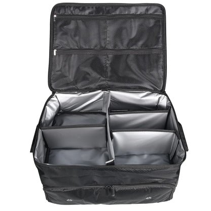 Waterproof Golf Trunk Organizer - Large Storage Box for Golf Shoes, Balls, Tees, Clothes, Gloves & Accessories