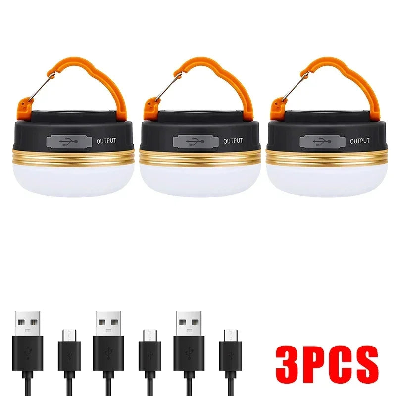 Portable 10W COB+LED Outdoor Lantern - 1800mAh USB Rechargeable Camping Light for Hiking, Fishing & Night Adventures