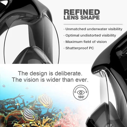 Full Face Diving & Snorkeling Mask – Anti-Fog, Waterproof | Adults & Kids