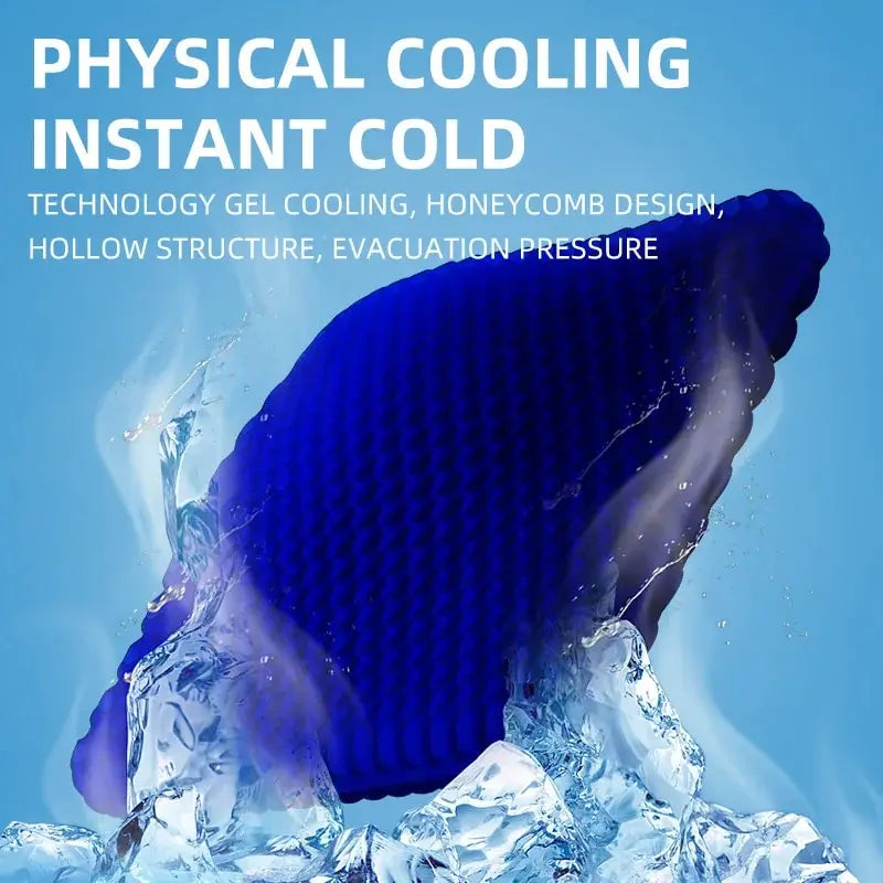 Gel Seat Cushion - Breathable Honeycomb Design for Pressure Relief, Back & Tailbone Pain - Summer Comfort for Home, Office, Wheelchair & Car