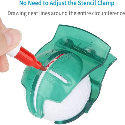 Golf Ball Line Liner - Drawing Marker Tool for Accurate Putt Alignment