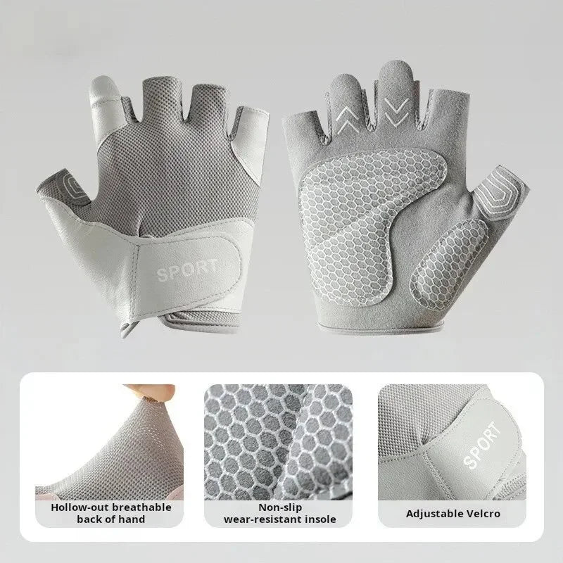 Lightweight Workout Gloves with Excellent Grip - Unisex - Weightlifting, Cycling, Exercise, Training, Fitness & Rowing
