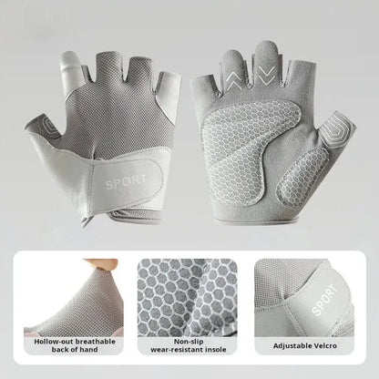 Lightweight Workout Gloves with Excellent Grip - Unisex - Weightlifting, Cycling, Exercise, Training, Fitness & Rowing