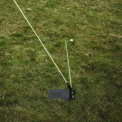 Golf Alignment Stick Holder - Swing Practice Plate - Plane Trainer - Training Aid