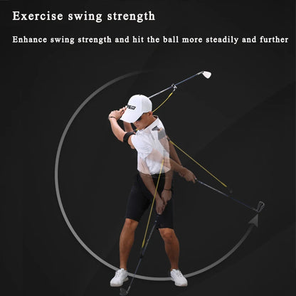 PGM Golf Swing Training Aid - Elastic Resistance Rope for Strength & Swing Practice - Beginner Golf Equipment (1pc)
