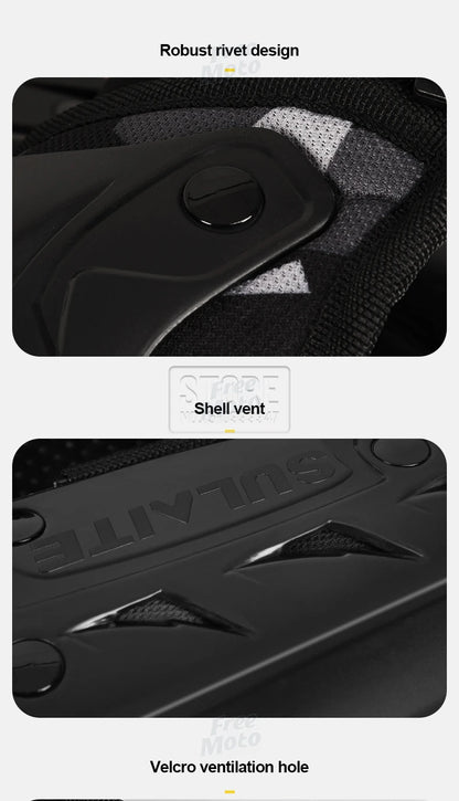 Motorcycle Knee and Elbow Protection Guards - Motocross Off-Road Racing MTB Pads