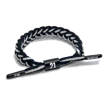 Basketball Star Braided Bracelet Sport Wristband Basketball Rope Pull Type Bracelet Gift for Men Boy Friend Fans
