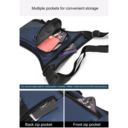 Drop Leg Waist Bag - Multi-Position Tactical Thigh Pack for Motorcycle Riding & Outdoor Activities