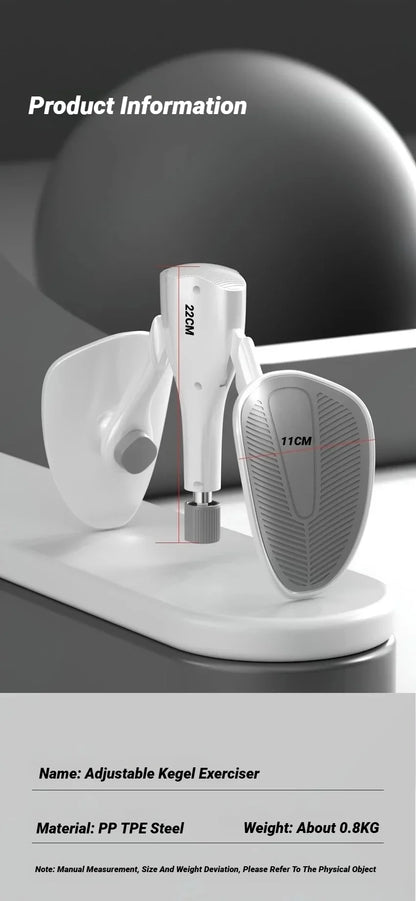 Adjustable Resistance Leg Trainer Kegel Exerciser Pelvic Floor Muscle Strengthener Hip Thigh Equipment for Home Fitness