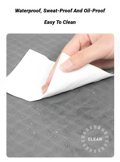 Eco-Friendly TPE Foldable Yoga Mat - Double-Sided Non-Slip Travel Exercise Mat for Pilates & Floor Workouts